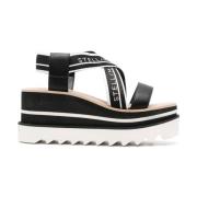 Stella McCartney Svarta Sandaler med Stil Black, Dam