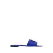 Dolce & Gabbana Flip Flops Sliders Blue, Dam