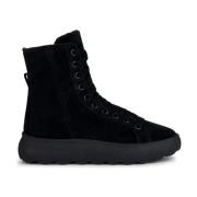 Geox Svarta Ankelboots Black, Dam