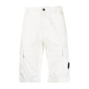 C.p. Company Long Shorts White, Herr