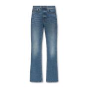 Golden Goose Journey Wide Leg Denim Jeans Blue, Dam