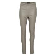 Soaked in Luxury Kaylee Pu Leggings Gray, Dam