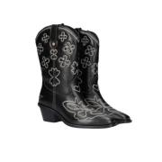 Fabienne Chapot Western Style Cowboy Boots Black, Dam