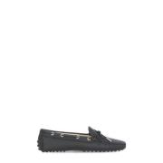 Tod's Svarta Loafers i Präglat Läder Black, Dam