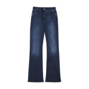 Patrizia Pepe Flare Jeans Blue, Dam