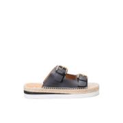 See by Chloé Glyn 2 Boucle Sliders Black, Dam