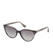 WEB Eyewear Stiliga solglasögon för moderna kvinnor Gray, Dam