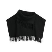 By Malene Birger Winter Scarves Black, Dam