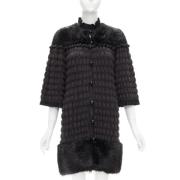 Fendi Vintage Pre-owned Päls ytterklder Black, Dam