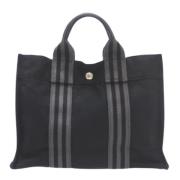 Hermès Vintage Pre-owned Bomull totevskor Black, Dam