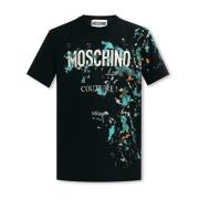 Moschino T-shirt med logotyp Multicolor, Herr