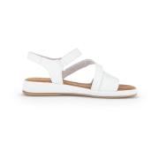 Gabor Lättvikts sandal för kvinnor med optimal komfort White, Dam