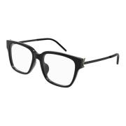 Saint Laurent Snygga Svart Guld Solglasögon för Kvinnor Black, Dam