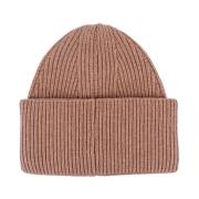 Laneus Räfflad Cashmere Unisex Mössa Brown, Herr