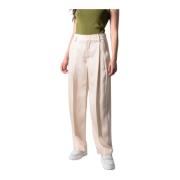 Vince Straight Trousers Beige, Dam