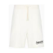 Emporio Armani Vanilla Ice Bermuda Shorts White, Herr