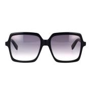Saint Laurent Kvinnors fyrkantiga solglasögon SL 174 001 Black, Dam