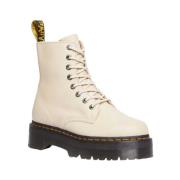 Dr. Martens Lace-up Boots Beige, Dam