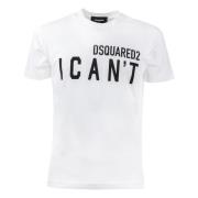 Dsquared2 Bomull T-Shirt White, Herr