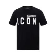 Dsquared2 T-Shirt Icon Black, Herr