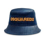 Dsquared2 Denim Hatt Blue, Herr