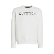 Duvetica Seann Sweatshirt - Avslappnad Unisex Clutch White, Unisex