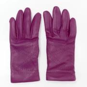 Hermès Vintage Pre-owned Läder handskar Purple, Dam