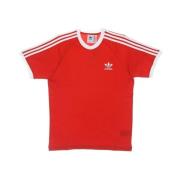 Adidas 3-Stripes Tee - Vivid Red Red, Herr
