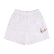 Nike Sportswear Swoosh Vävd High-Rise Shorts White, Dam