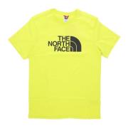 The North Face Easy Tee LED Gul Streetwear Yellow, Herr