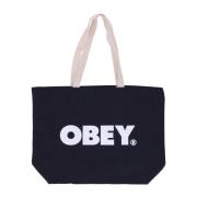 Obey Bold Tote Bag - Streetwear Kollektion Black, Herr