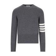 Thom Browne Gråa Sweaters - Maglione Gray, Herr