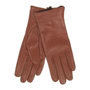 Btfcph Basic Leather Gloves Skind 100063 Brown, Dam