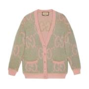 Gucci Vändbar Jacquard Cardigan Multicolor, Dam