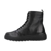 Geox Lace-up Boots Black, Dam