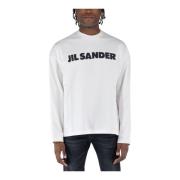 Jil Sander Logo T-shirt White, Herr