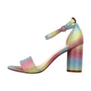 La Strada Glitter High Heel Sandaler Multicolor, Dam