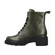Camper Lace-up Boots Green, Dam