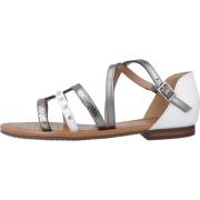 Geox Flat Sandals Gray, Dam