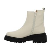 Mtng Ankle Boots Beige, Dam