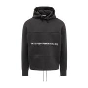 Emporio Armani Svart Sweatshirt 2023/2024 Kollektion Black, Herr