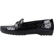 Geox Stiliga och bekväma loafers för kvinnor Black, Dam