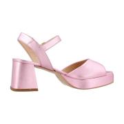 Unisa High Heel Sandals Pink, Dam