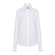 Balmain Poplin skjorta White, Dam