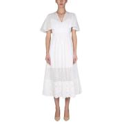 Anna Molinari Midi Dresses White, Dam