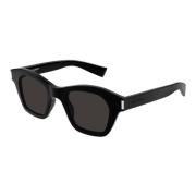 Saint Laurent SL 592 001 Sunglasses Black, Unisex