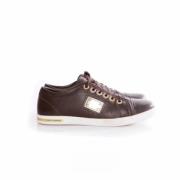 Dolce & Gabbana Pre-owned Pre-owned Läder sneakers Brown, Dam