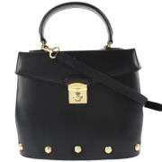 Salvatore Ferragamo Pre-owned Pre-owned Läder handvskor Black, Dam