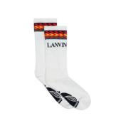Lanvin Socks White, Unisex