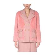 Boutique Moschino MAT Jacket Pink, Dam